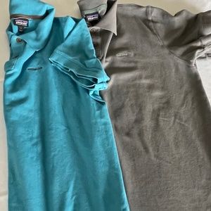 S/2 Patagonia mens cotton polos size large